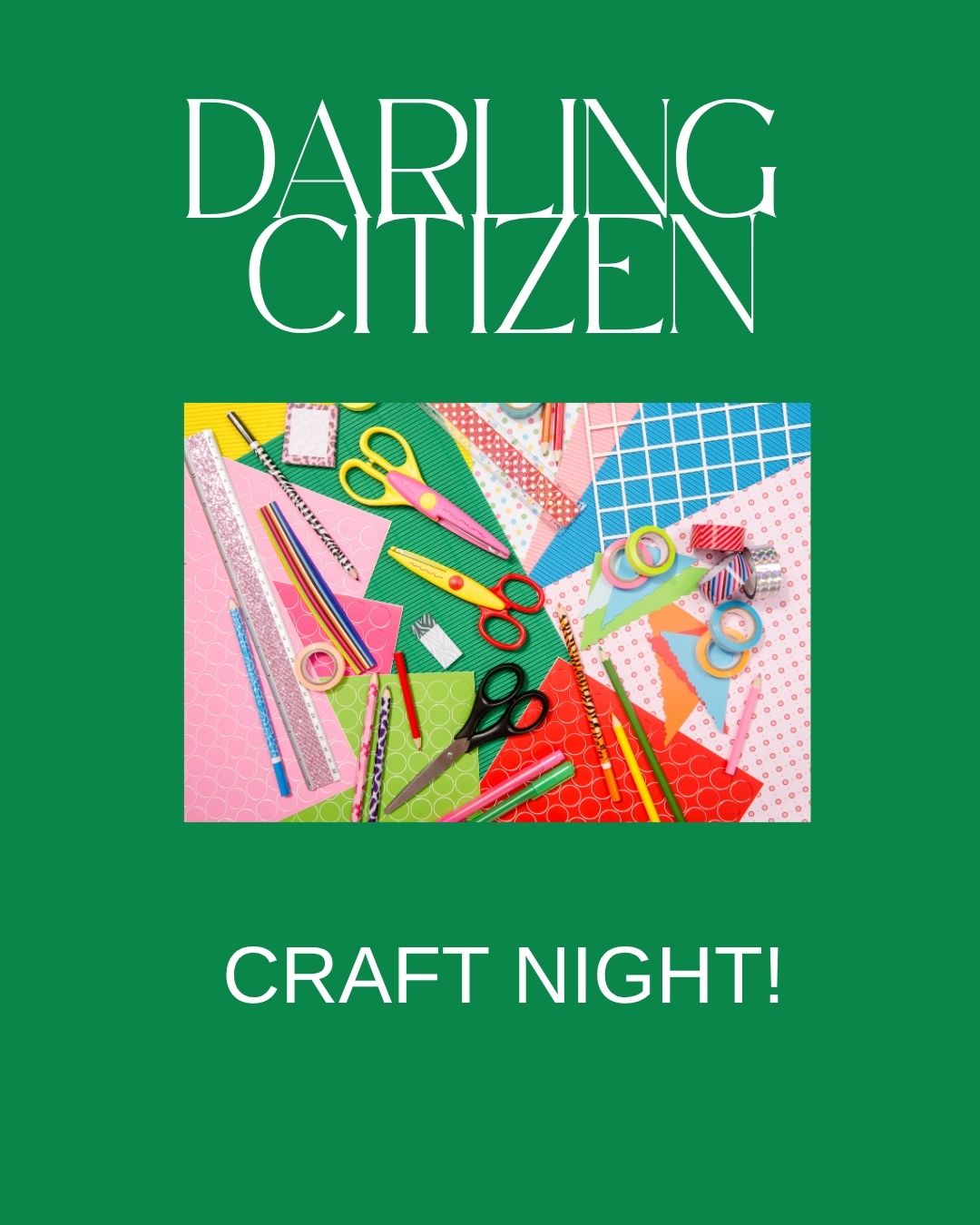 CRAFT NIGHT! Friday 26th June from 6pm -  at Riverbend Books