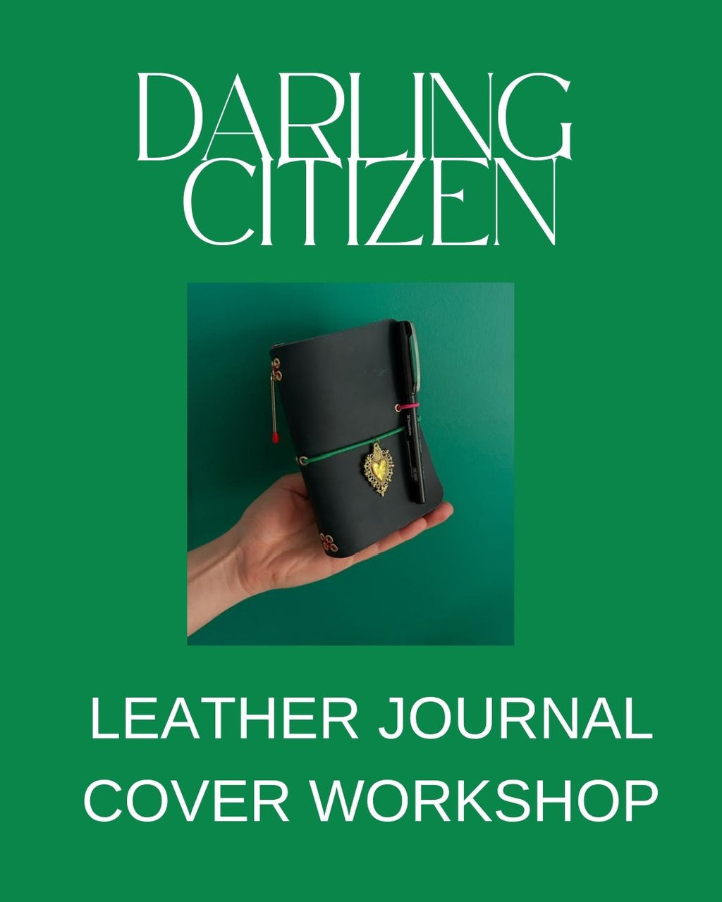Thursday 2nd July, 6.30pm - Leather Journal Workshop - at Riverbend Books