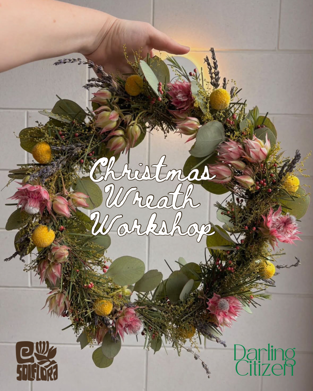 Christmas Wreath Workshop - Sunday November 22nd, 5.30pm