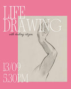 Life Drawing Session - September 13th, 5.30pm